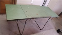 All steel folding work table. Table is 60 in long
