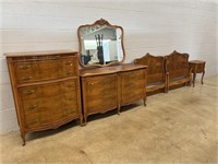 5 Pc. French Provincial Bedroom Suite