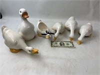 Ceramic Geese Decor