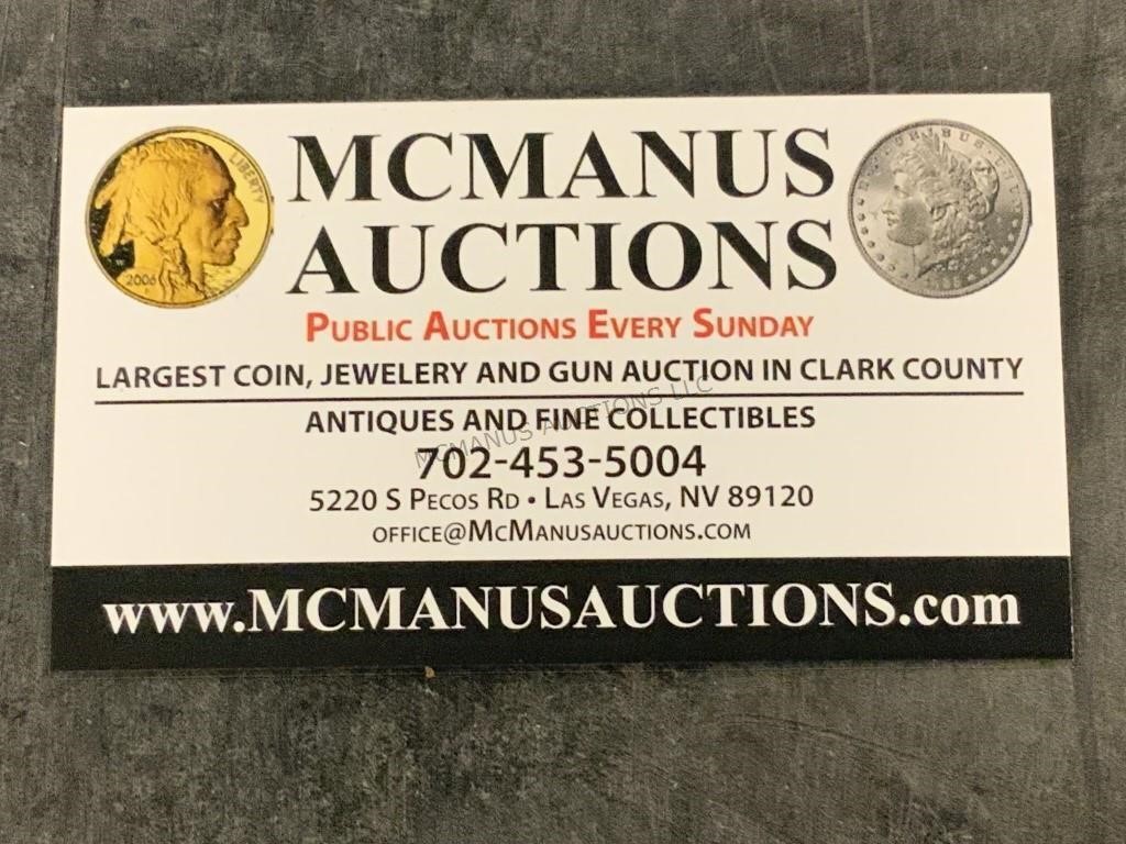 McManus Auctions Public Auctions Every Sunday