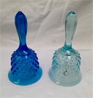 2 Blue Fenton Bells