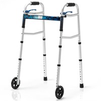 Compact Folding Walker for Seniors by Health Line