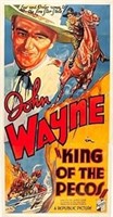 Posterazzi King Of The Pecos John Wayne Art 1936.