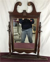 Ornate Mahogany Dresser Mirror