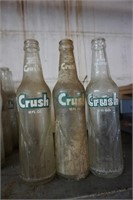 Set of Three Crush Soda Bottles
