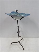 Metal Bird Stand w/Bowl 27"T