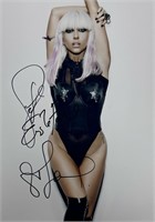 Autograph COA Lady Gaga Photo