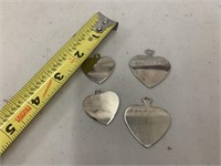 Heart charms