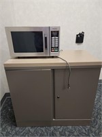 Microwave & Cabinet (Contents not Included)