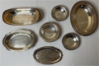 Assortment of VTG Silverplated Serving Dishes,