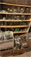 SELECTION OF PICKLING JARS AND LIDS