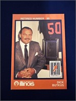 ILLINOIS FOOTBALL RETIRED NUMBER 50 DICK BUTKUS 44