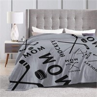 Hockey Mom Fleece Blanket