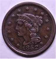 1852 LARGE CENT  AU