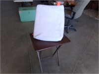 TV tray and back rest