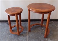 (2) STACKING LAMP TABLES