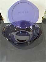 Pyrex Amethyst Deep Purple Bowl with Lid