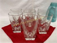 Very nice weighted bottom glass tumblers
