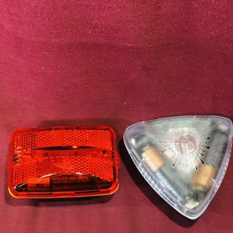 Lot Of 2 Battery-Operated Emergency Lights