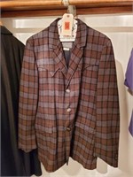 Stockyard Inn wool suit jacket
size 40L