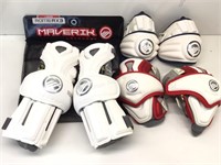 Various Maverik Rome Lacrosse Knee Pads