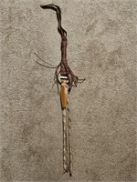 Leather & Rawhide Quirt / Riding Crop / Whip