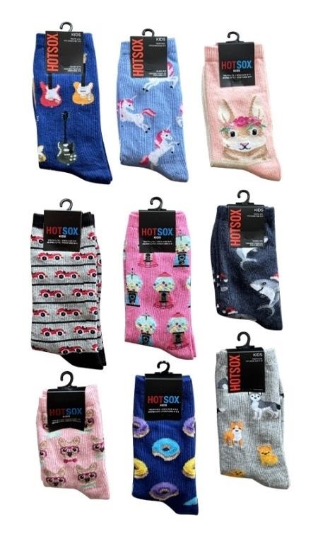 (36) Pairs Designer Kids Socks