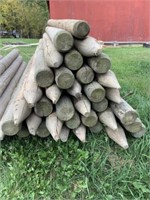 Used Treated Fence Posts ( 4" x 7') /EACH