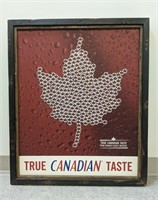 Wooden SIgn- "True Canadian.." (32" H x 27" W)