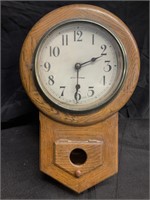 Vtg Seth Thomas Wall Clock w/ Pendulum