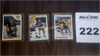 Three NHL Rookie Cards