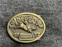 1977 Hesston NFR Buckle