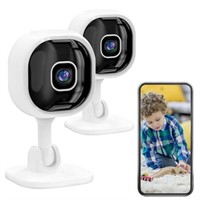 BCOOSS Home Security Camera 2 Pack WIFI Indoor  Ni