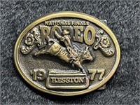 1977 Hesston NFR Buckle