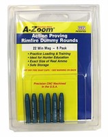 A-Zoom 6-Pack Precision Snap Caps fits 22 Win Mag