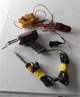 Soldering Gun, Iron & Multi-Meter