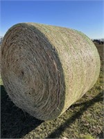 13 Round Bales 2nd Cut Alfalfa Hay - Each