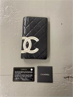 Chanel caviar quilted long wallet