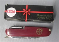12-Blade Accessory Knife. Never Used.