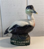 10" Lord Calvert Duck Decanter 1980