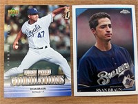 2007 & 2009 Ryan Braun MLB cards