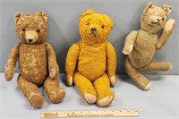 Jointed Plush Bears Toy Lot Collection