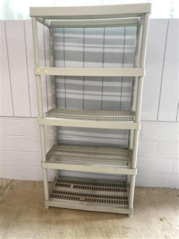 6 Ft. Plastic Shelving