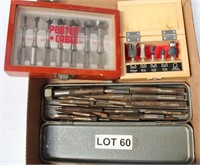 Porter Cable Router Bits, 1/4 to 1", Easy Outs,etc