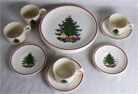 Cathberson American Christmas Tree Dinner Set