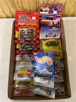 Flat of Die Cast Cars