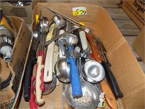 KITCHEN UTENSILS,  ICE CREAM SCOOPS  AND MORE