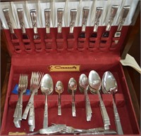 Vtg Silverplate Community Flatware Set c1930's