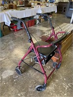 Rolling Walker with Fold Up Seat