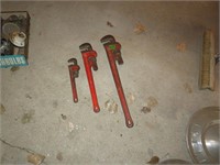 3 Rigid Pipe Wrenches 10", 18" & 24" (Pickup